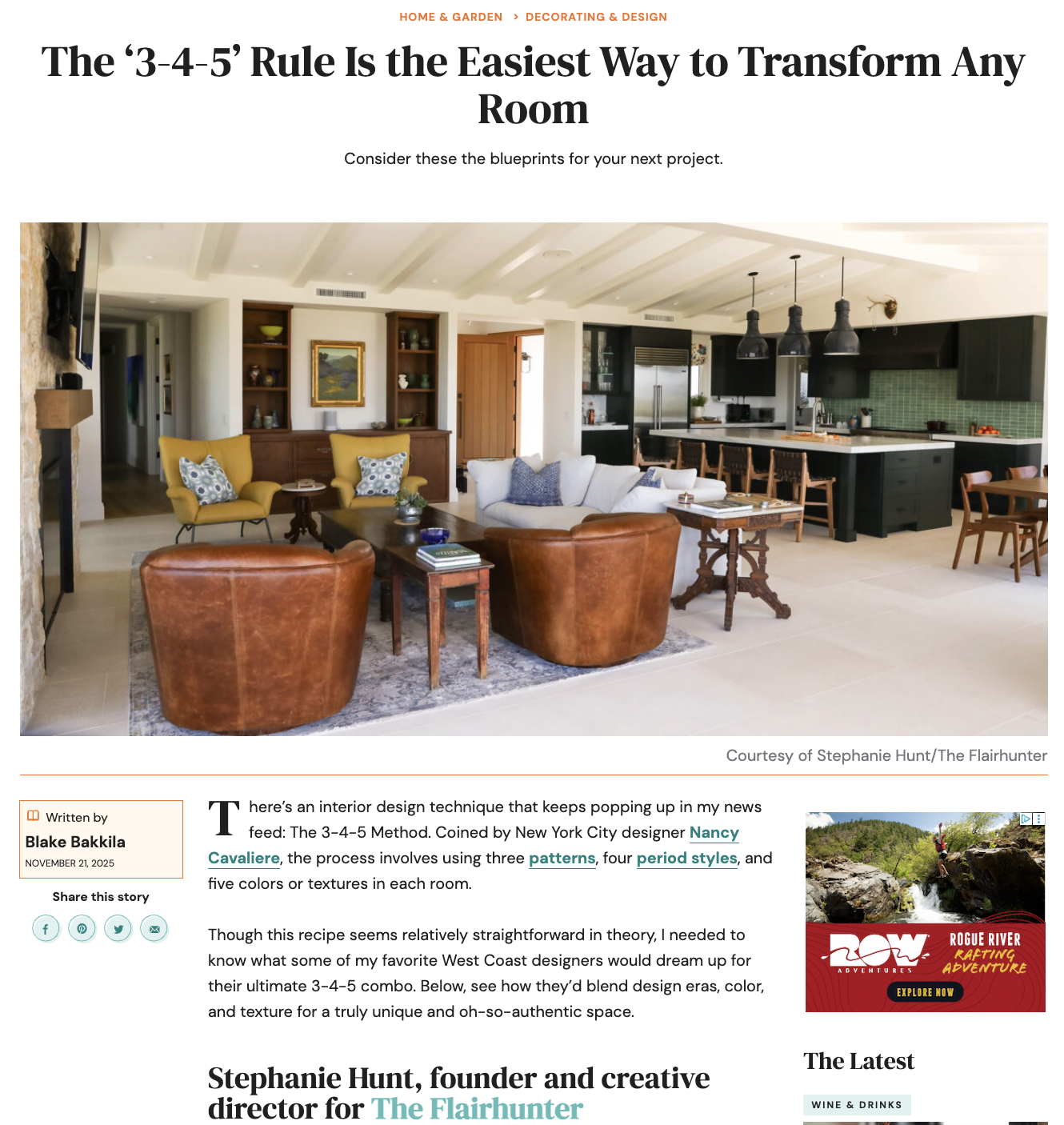 Sunset Magazine | RB Interiors